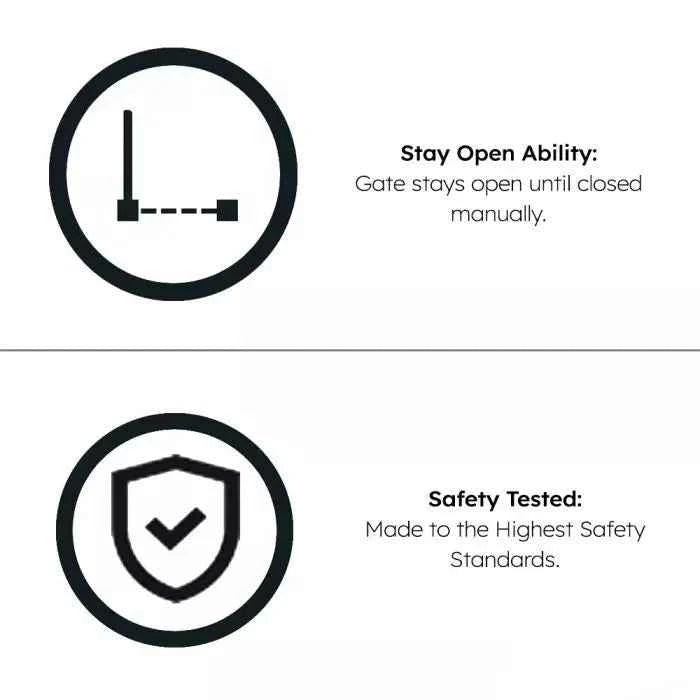 FYLO 3x Baby Safety Stair Gate Pressure Fit 75-86cm (3 pack)