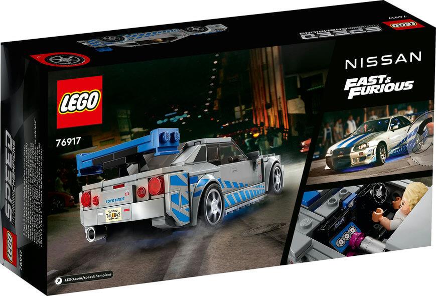 Lego Speed Champions 76917 2 Fast 2 Furious Nissan Skyline GT-R (R34) - Glamorous Boutique