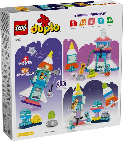 Lego Duplo 10422 3 in 1 Space Shuttle Adventure for Toddlers Ages 3+ - Glamorous Boutique