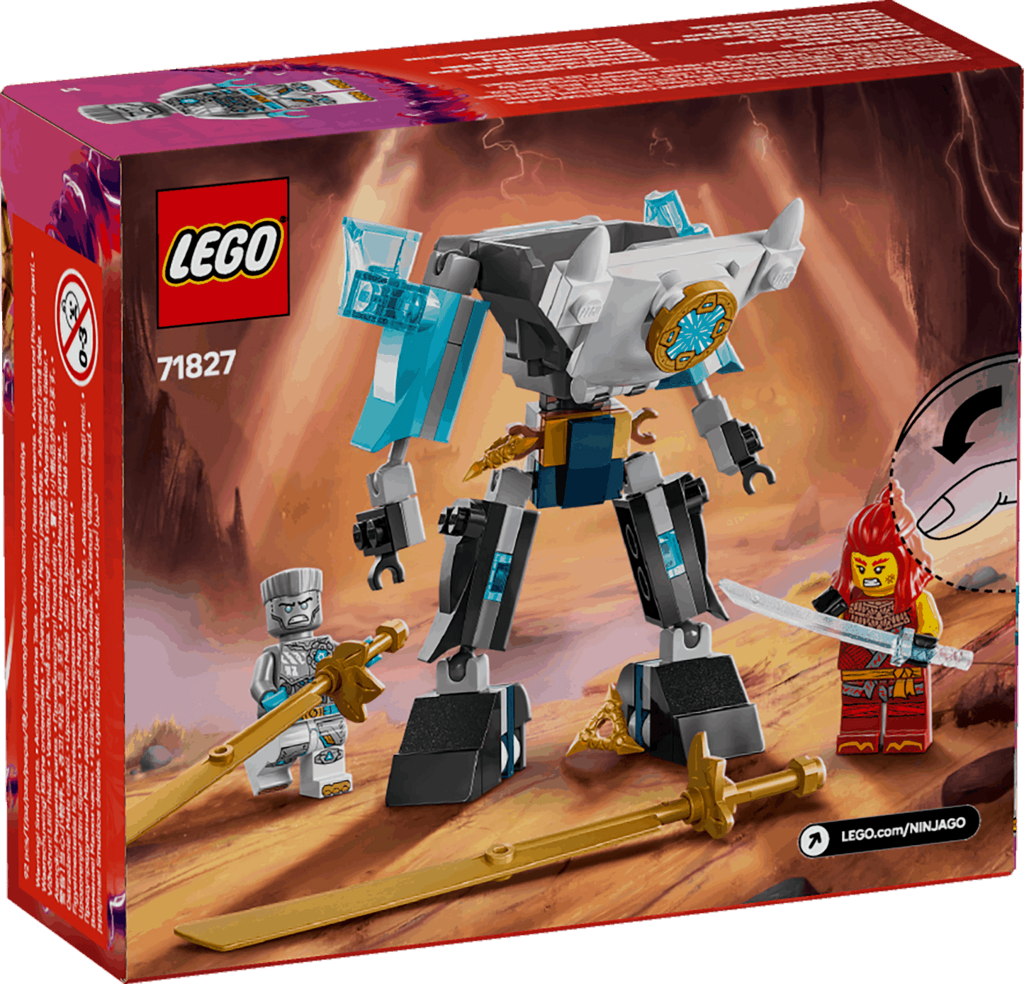 Lego Ninjago 71827 Zane's Battle Suit Mech Playset for Ages 6 and Up - Glamorous Boutique