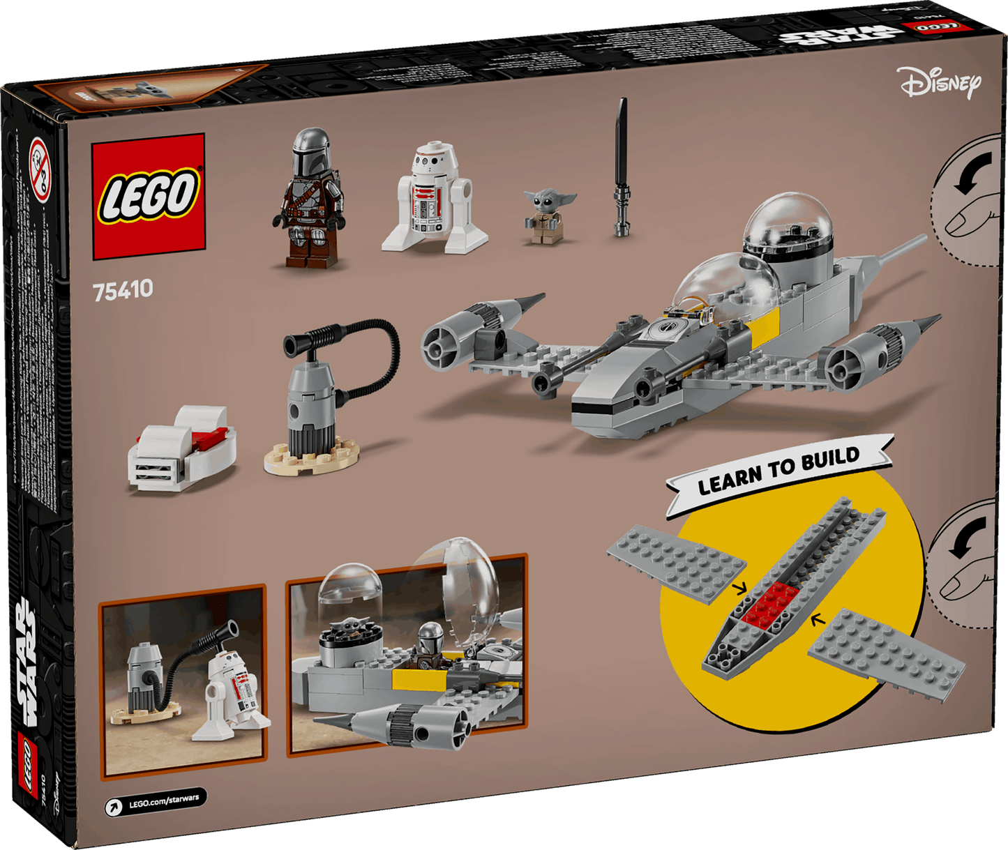 Lego Star Wars 75410 Mando and Grogu's N-1 Starfighter for Ages 4 & Up - Glamorous Boutique