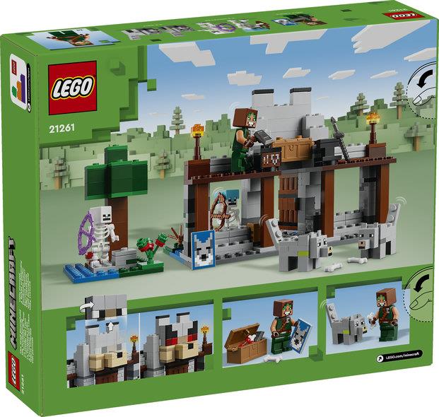 Lego Minecraft 21261 The Wolf Stronghold Toy Playset for Ages 8 and Up - Glamorous Boutique