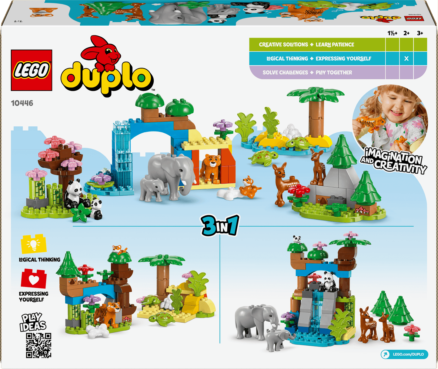 Lego Duplo 10446 3 in 1 Wild Animal Families for Toddlers Ages 2 & Up - Glamorous Boutique