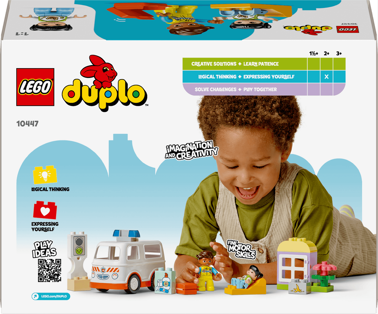 Lego Duplo 10447 Ambulance & Driver Playset for Toddlers Ages 2 and Up - Glamorous Boutique