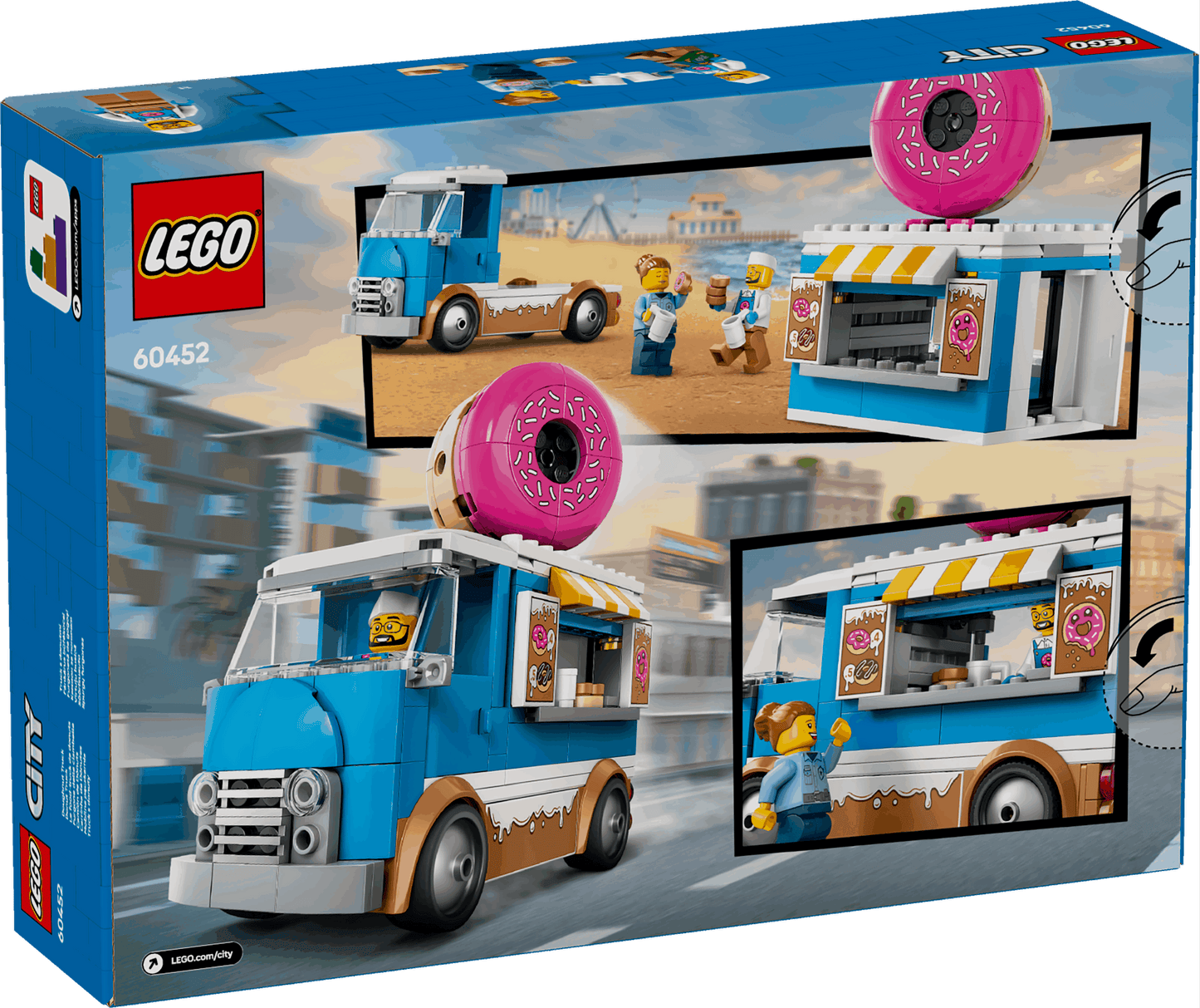 Lego City 60452 Doughnut Truck Buildable Toy Playset for Ages 5 and Up - Glamorous Boutique
