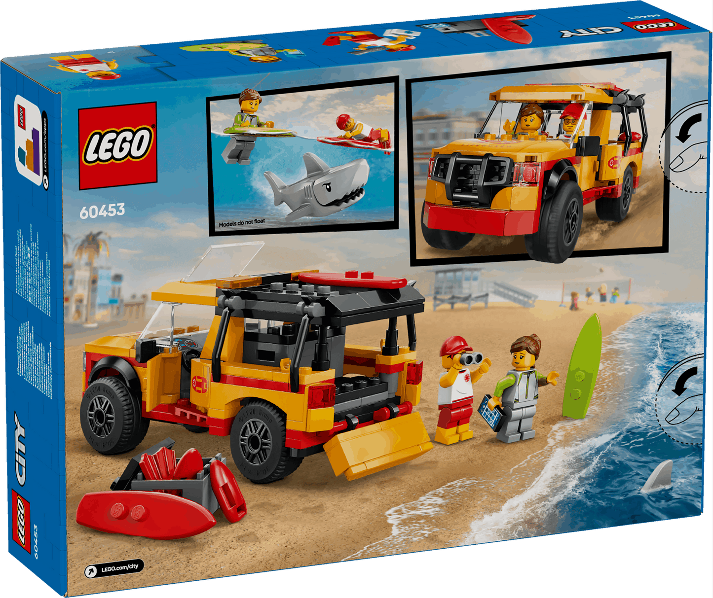 Lego City 60453 Lifeguard Beach Rescue Truck Playset for Ages 6 and Up - Glamorous Boutique