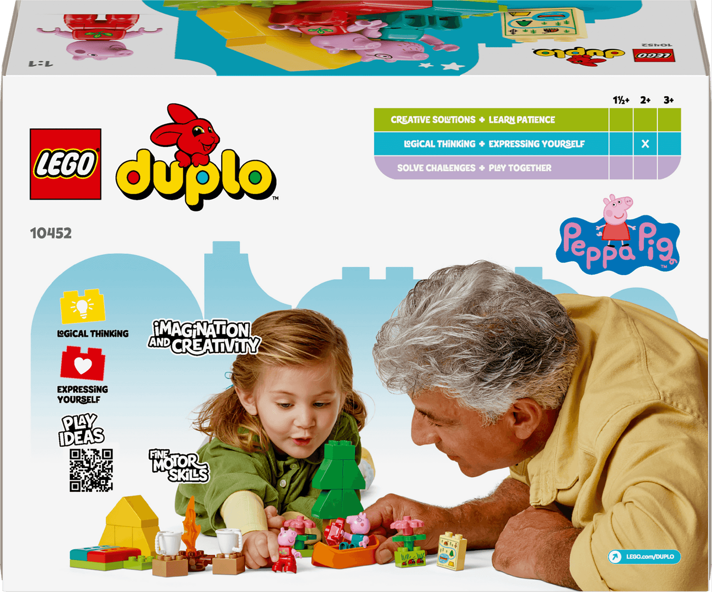 Lego Duplo 10452 Peppa Pig Camping Trip Toy for Toddlers Ages 2 and Up - Glamorous Boutique