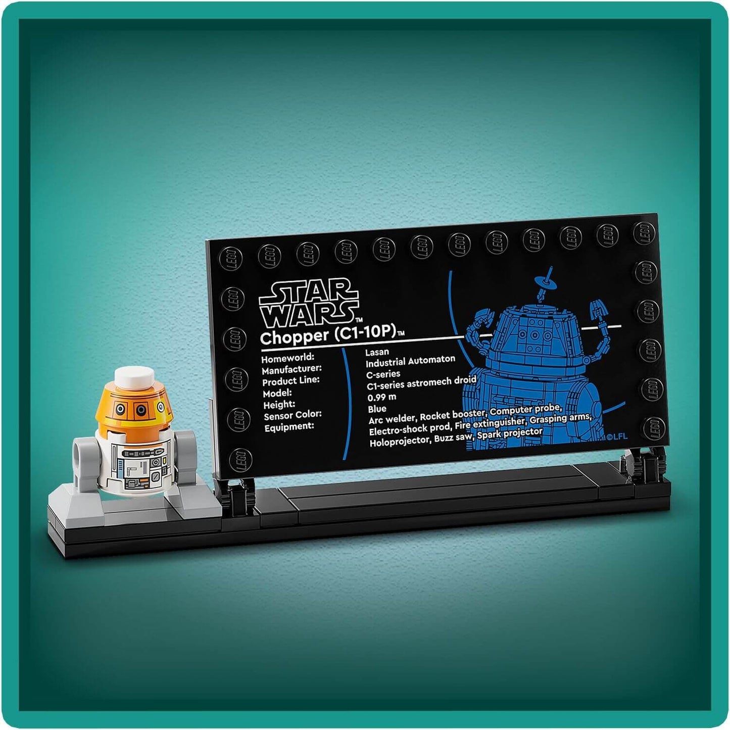 Lego Star Wars 75416 Chopper (C1-10P) Astromech Droid for Ages 10 & Up - Glamorous Boutique