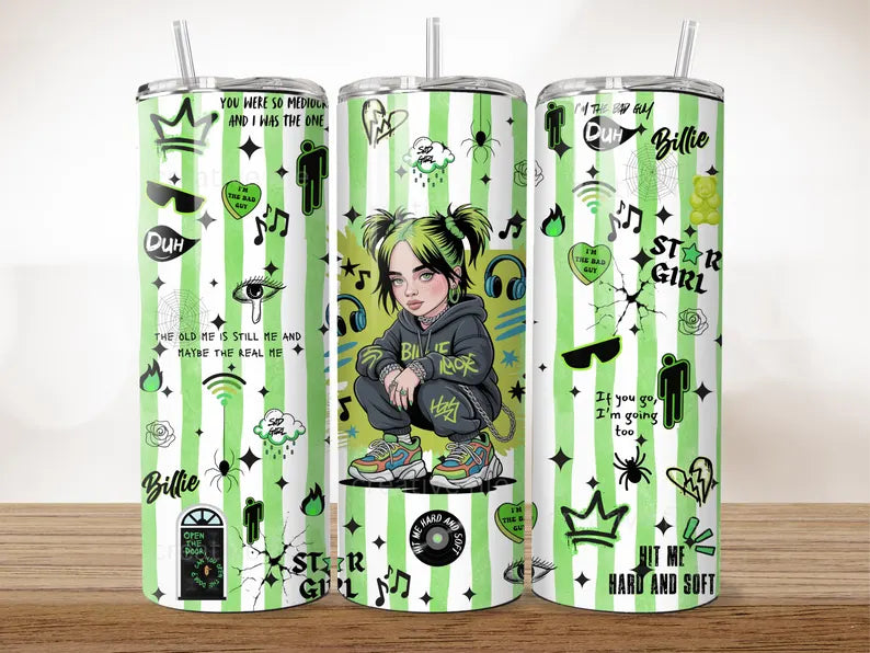 Emo inspired tumbler - Glamorous Boutique