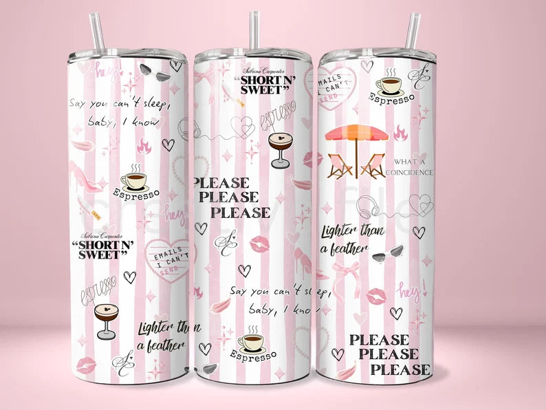 SC music inspired tumbler - Glamorous Boutique