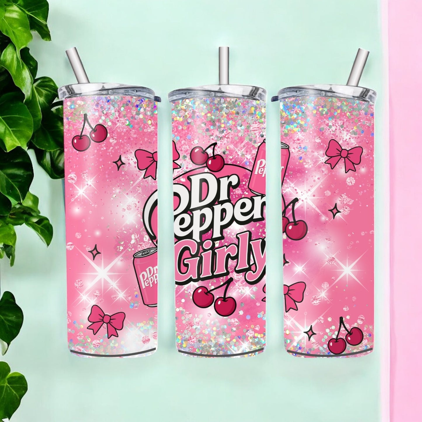 Dr p girly 20oz tumbler - Glamorous Boutique