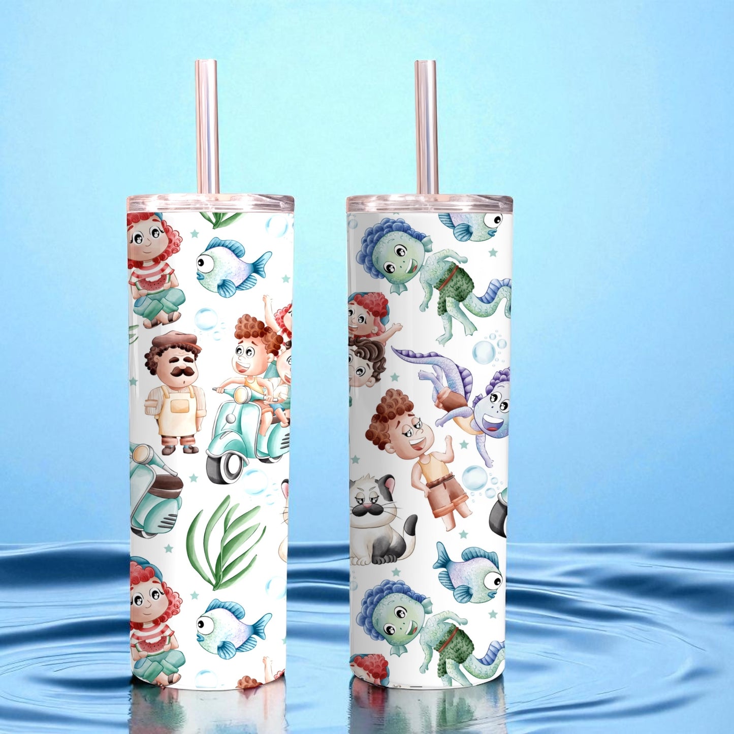 Sea monster tumblers 15/20oz - Glamorous Boutique