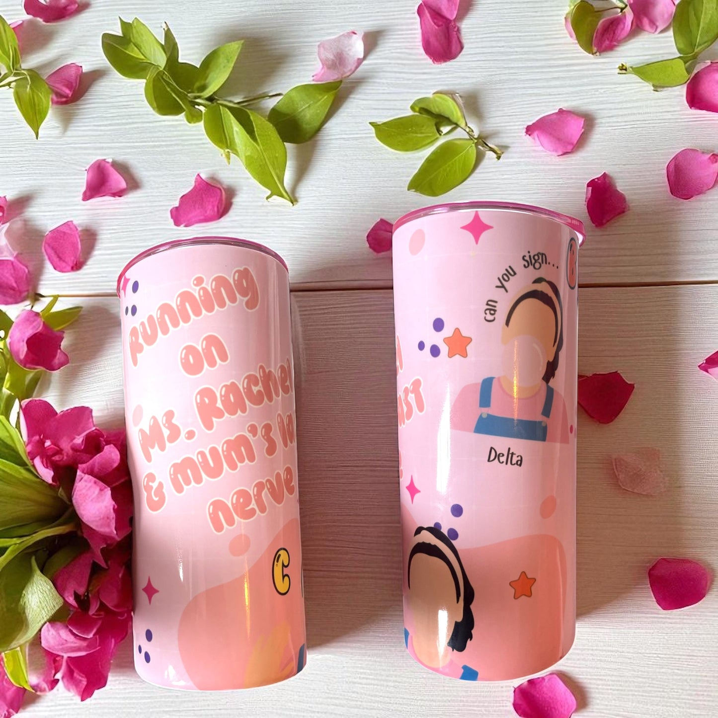 Personalised Ms Rachel and mums last nerve 15oz tumbler - Glamorous Boutique