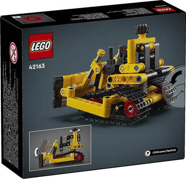 Lego Technic 42163 Heavy-Duty Bulldozer Toy Playset for Ages 7 and Up - Glamorous Boutique