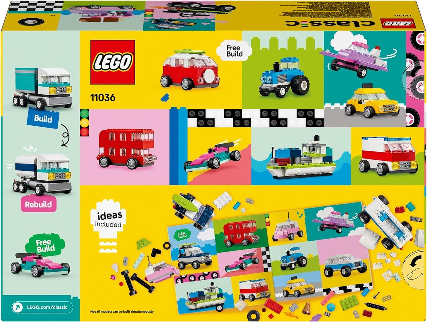 Lego Classic 11036 Creative Vehicles Building Toy for Ages 4 and Up - Glamorous Boutique