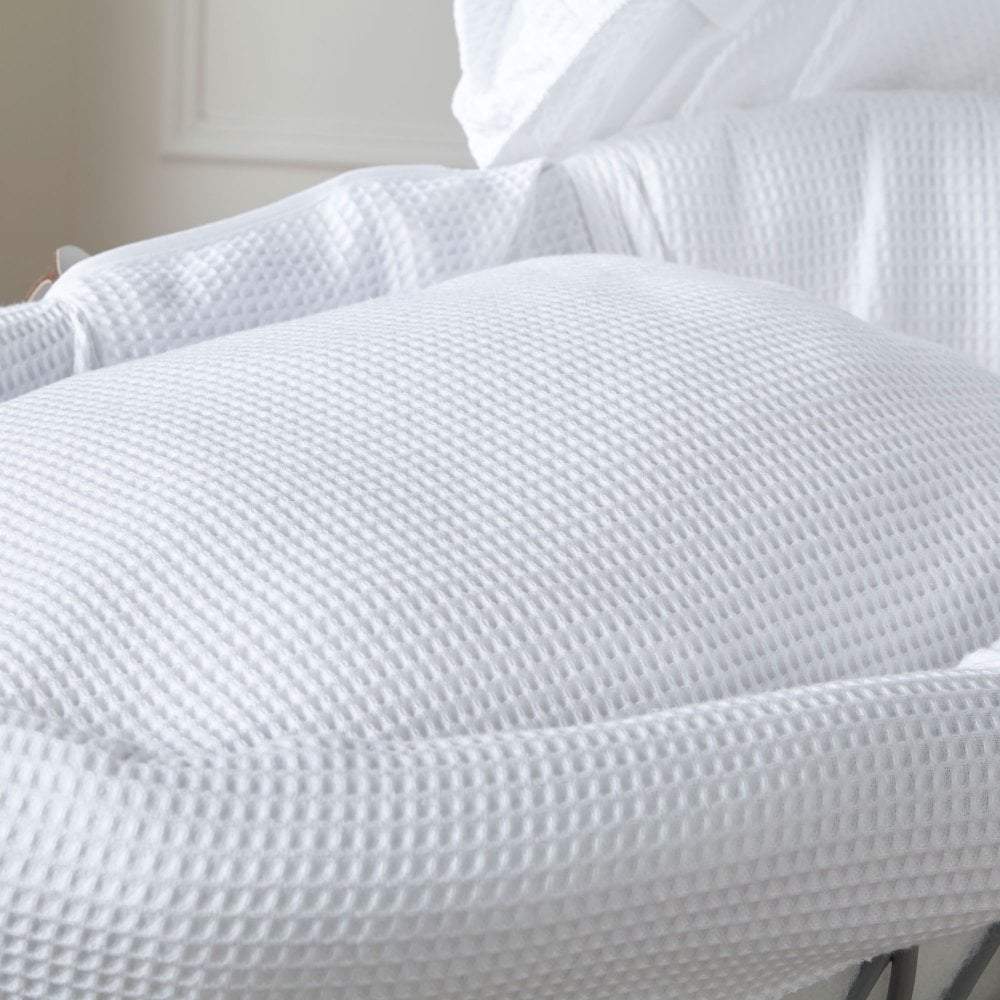 White Waffle Moses Basket Bedding Set - Glamorous Boutique