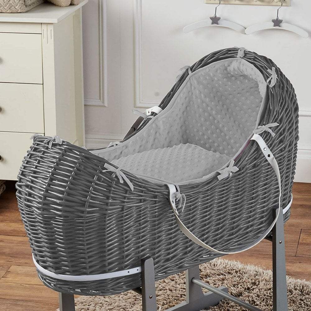Wicker Pod Baby Deluxe Moses Basket - Glamorous Boutique