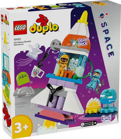 Lego Duplo 10422 3 in 1 Space Shuttle Adventure for Toddlers Ages 3+ - Glamorous Boutique