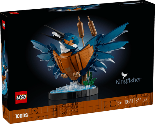 Lego Icons 10331 Kingfisher Bird Model Set for Adults Ages 18 and Up - Glamorous Boutique