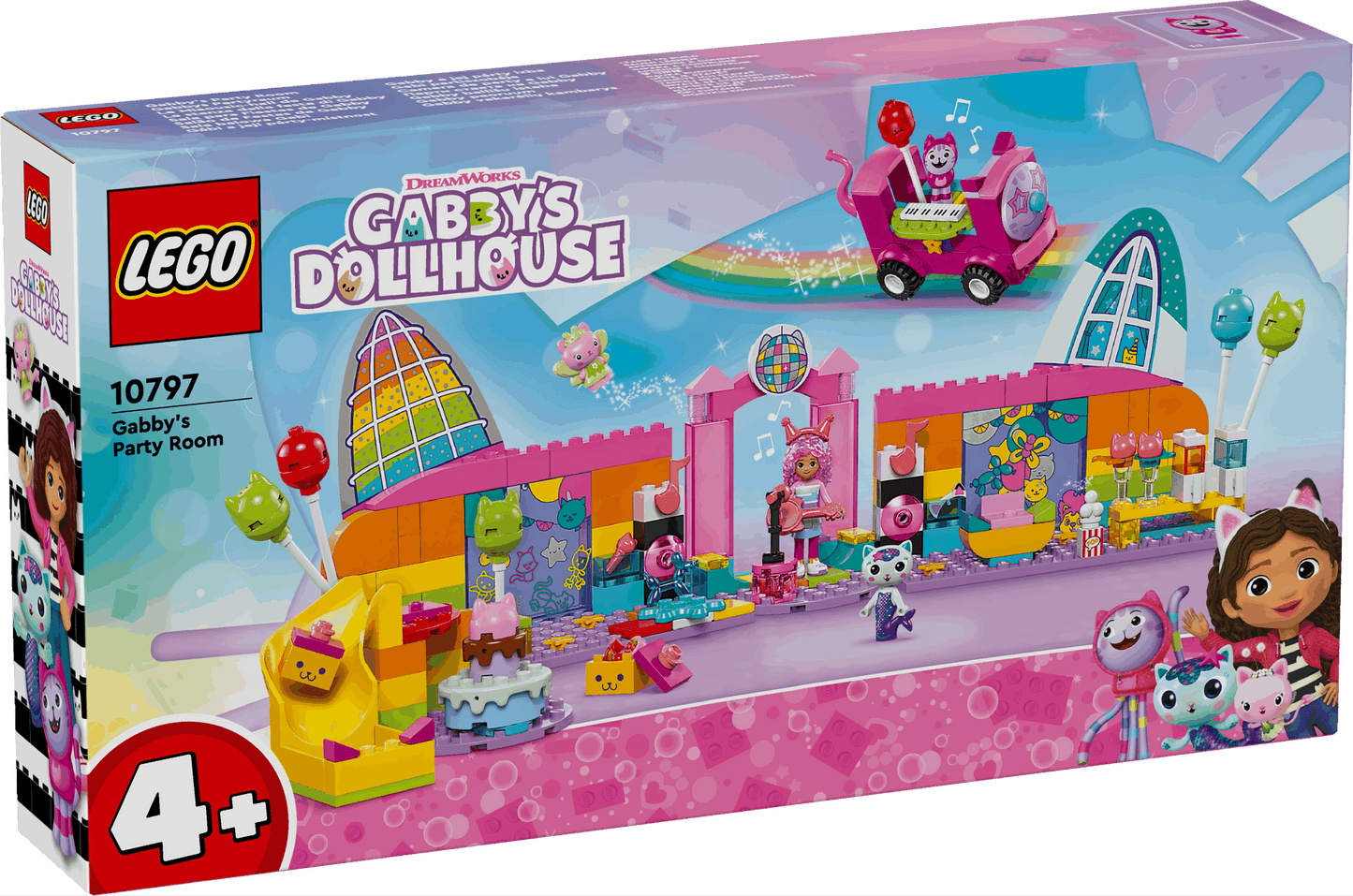 Lego Gabby's Dollhouse 10797 Gabby's Party Room Playset for Ages 4+ - Glamorous Boutique