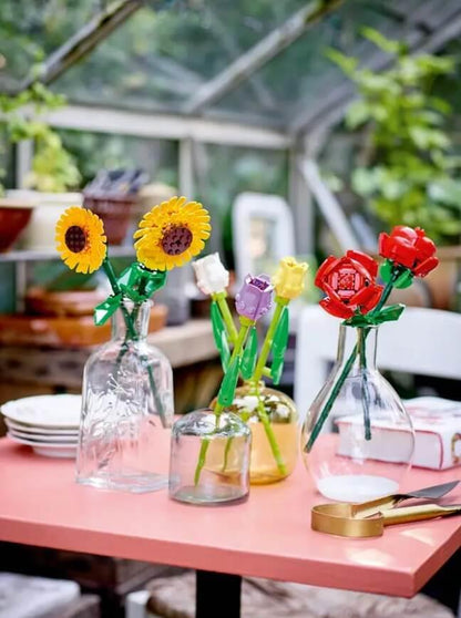 Lego Botanicals 40524 Sunflowers Buildable Toy Gift for Ages 8 and Up - Glamorous Boutique