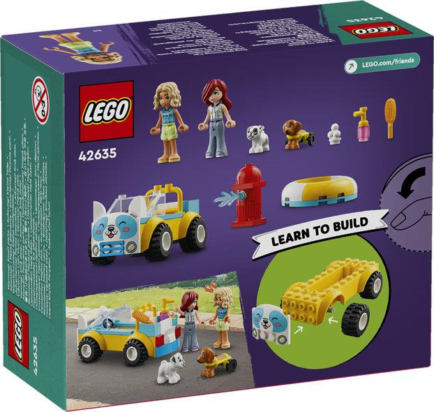 Lego Friends 42635 Dog-Grooming Car Buildable Playset for Ages 4 & Up - Glamorous Boutique