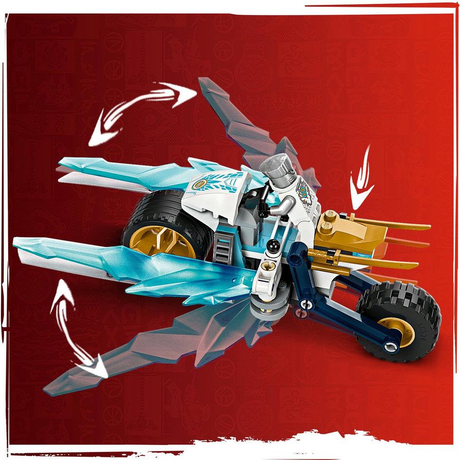 Lego Ninjago 71816 Zane's Ice Motorcycle Toy Playset for Ages 7 and Up - Glamorous Boutique