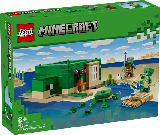 Lego Minecraft 21254 The Turtle Beach House Playset for Ages 8 and Up - Glamorous Boutique