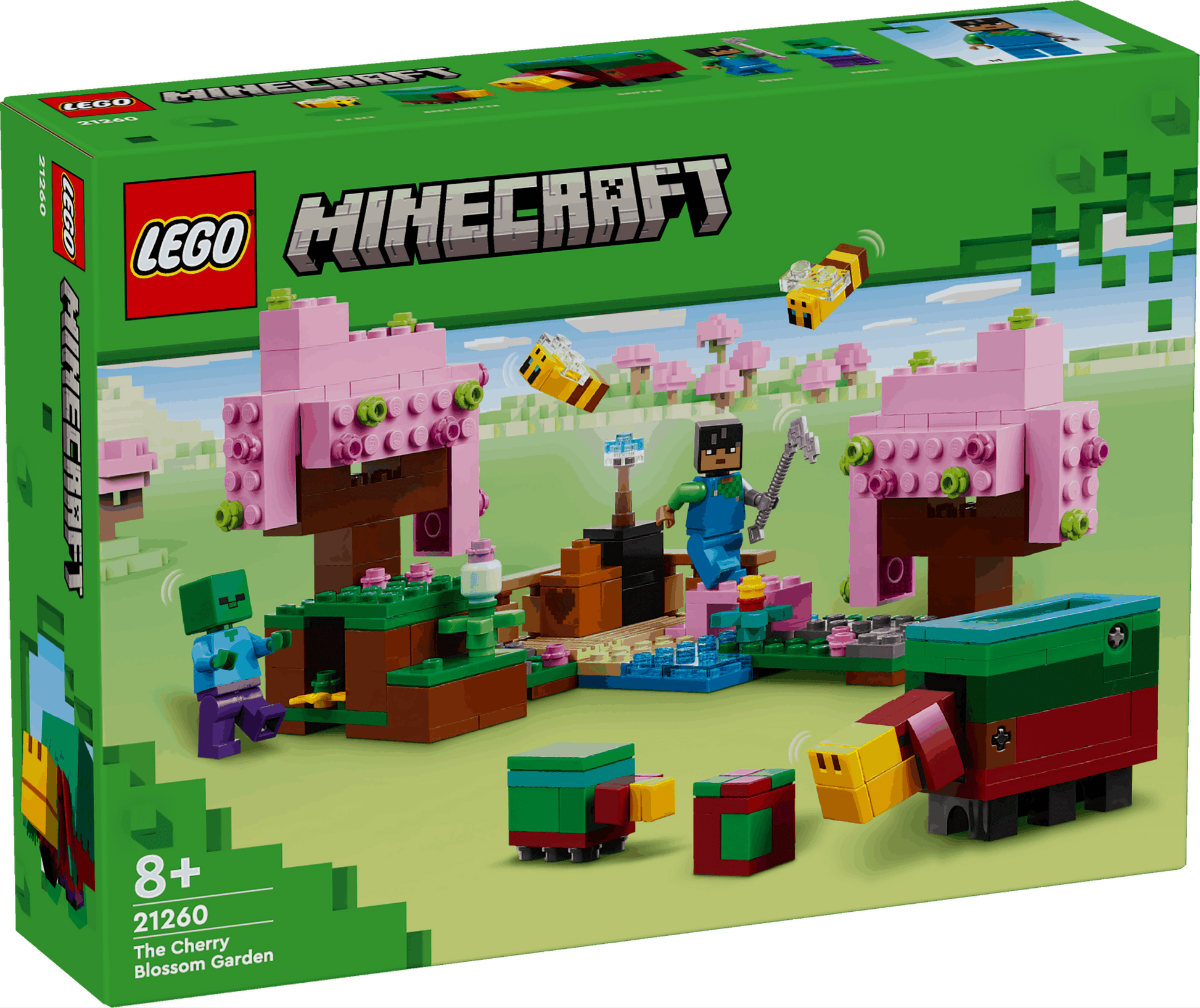 Lego Minecraft 21260 The Cherry Blossom Garden Playset for Ages 8 & Up - Glamorous Boutique