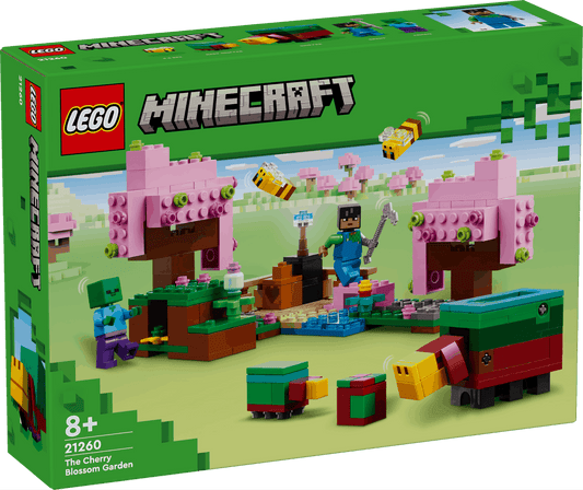 Lego Minecraft 21260 The Cherry Blossom Garden Playset for Ages 8 & Up - Glamorous Boutique