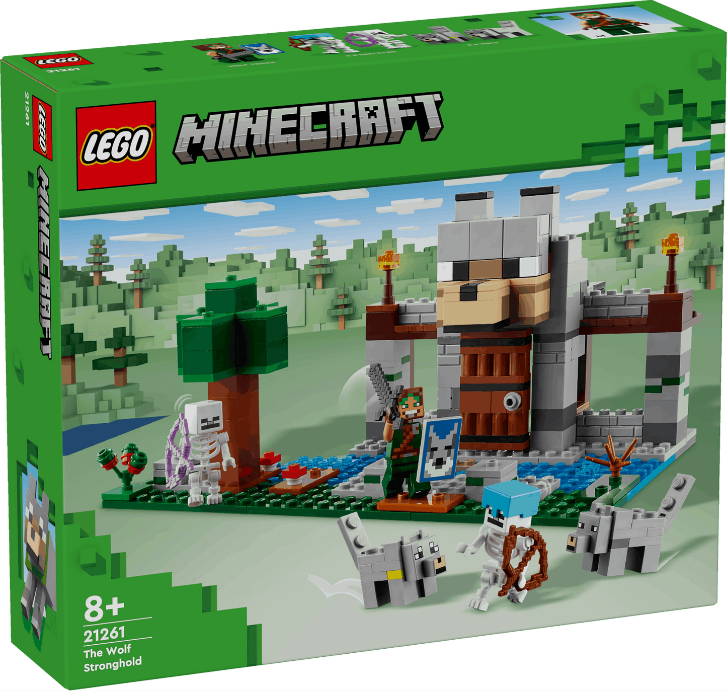 Lego Minecraft 21261 The Wolf Stronghold Toy Playset for Ages 8 and Up - Glamorous Boutique
