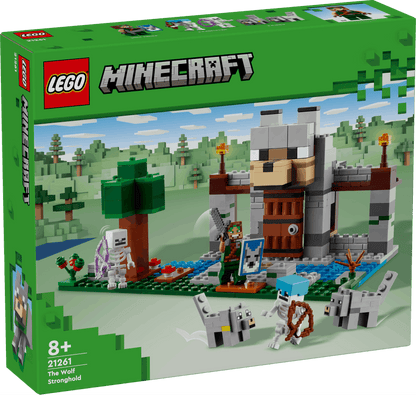 Lego Minecraft 21261 The Wolf Stronghold Toy Playset for Ages 8 and Up - Glamorous Boutique