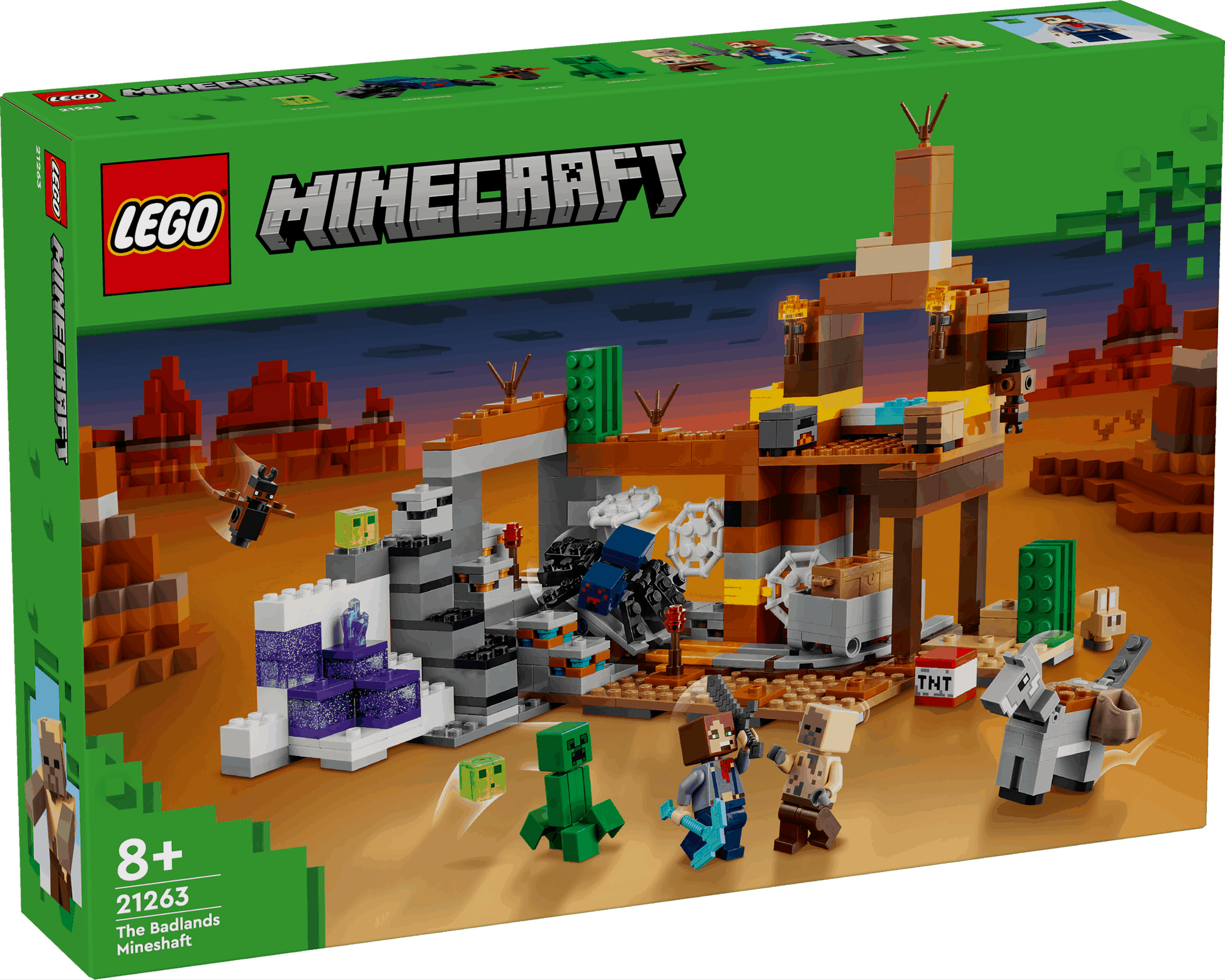 Lego Minecraft 21263 The Badlands Mineshaft Plasyet for Ages 8 and Up - Glamorous Boutique