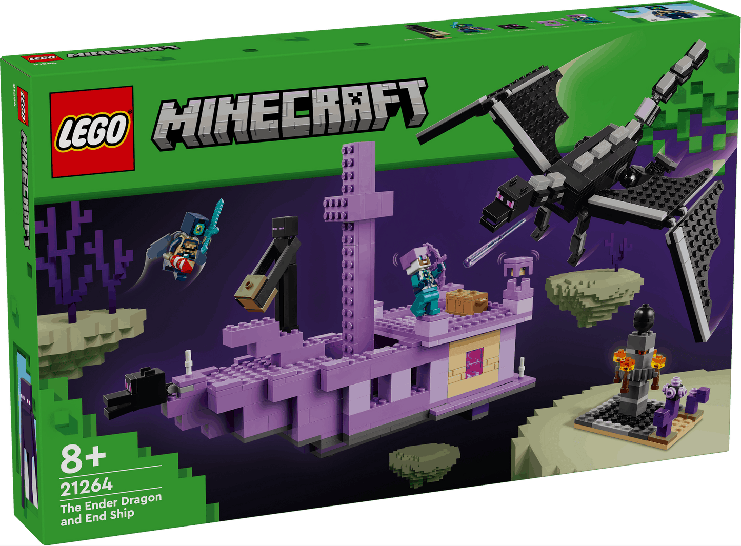 Lego Minecraft 21264 The Ender Dragon and End Ship for Ages 8 and Up - Glamorous Boutique