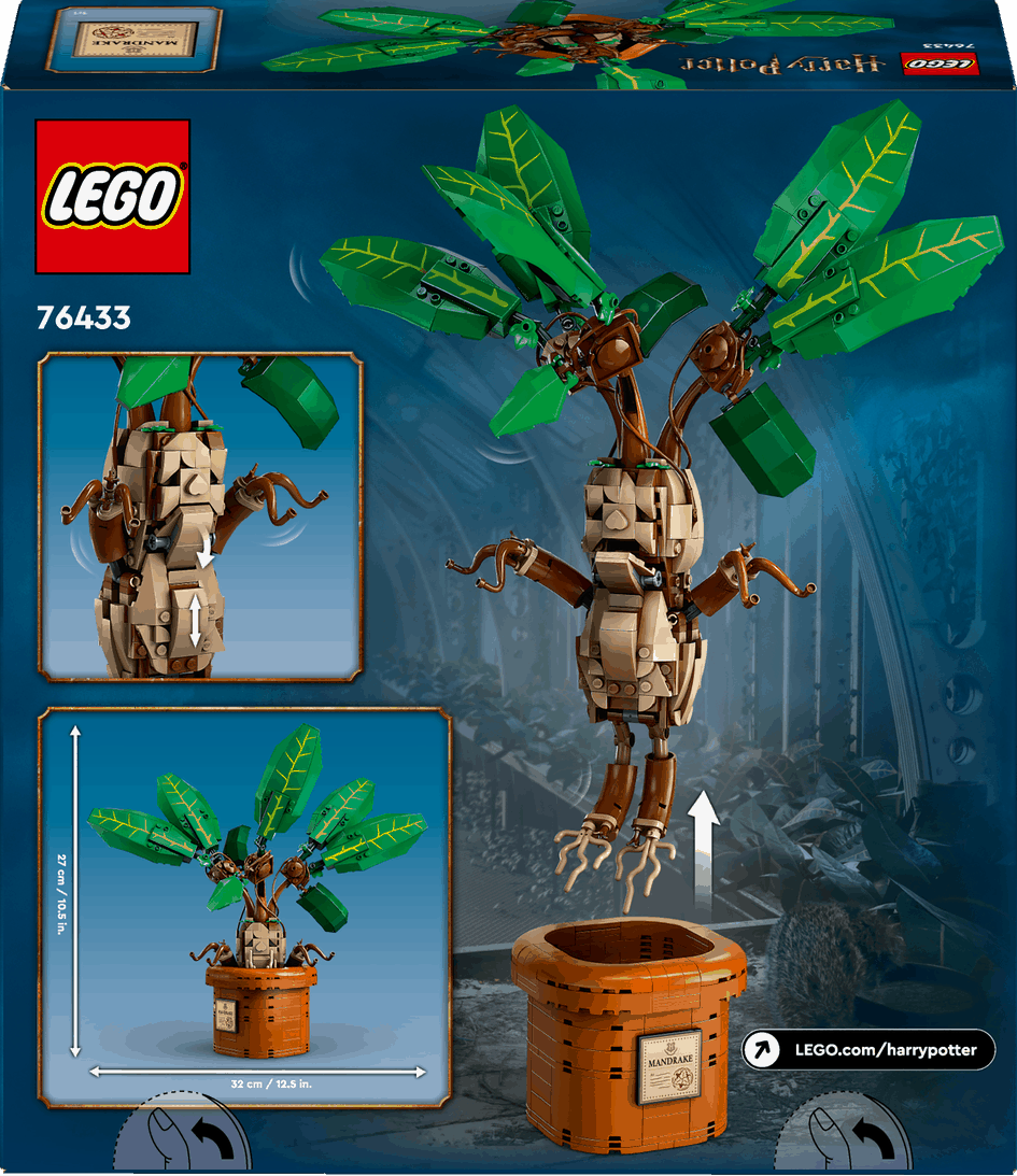 Lego Harry Potter 76433 Mandrake Buildable Playset for Ages 10 and Up - Glamorous Boutique