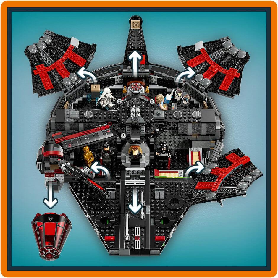 Lego Star Wars 75389 The Dark Falcon Model Playset for Ages 10 and Up - Glamorous Boutique