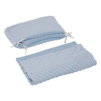 2pc Dimple Crib/Cradle Quilt & Bumper Bedding Set - Glamorous Boutique