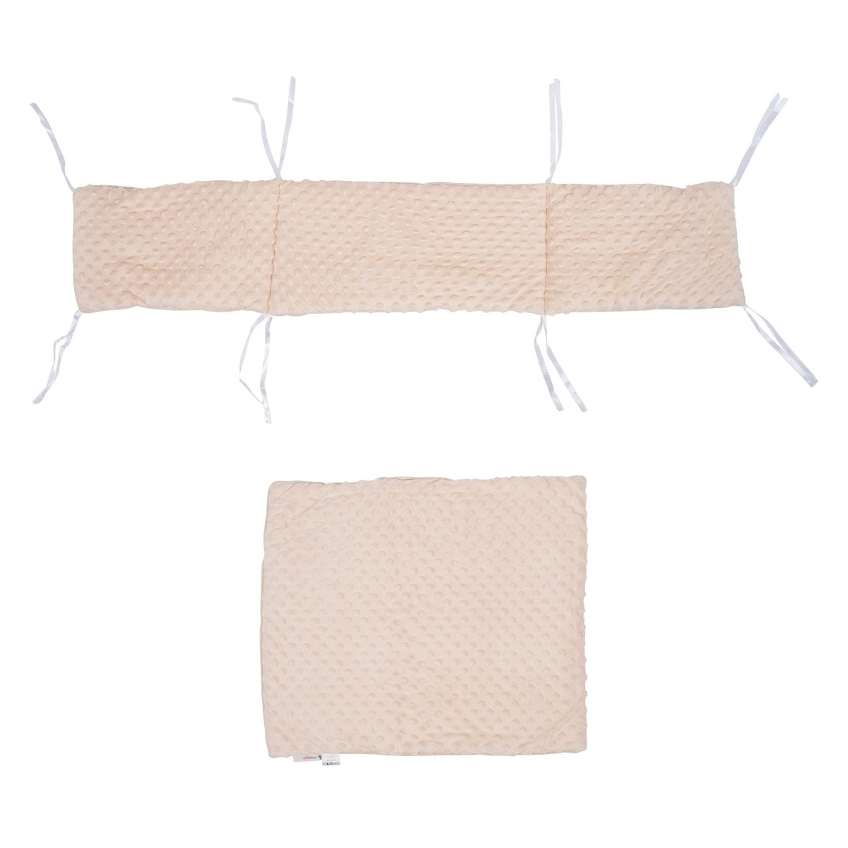 2pc Dimple Crib/Cradle Quilt & Bumper Bedding Set - Glamorous Boutique