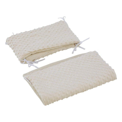 2pc Dimple Crib/Cradle Quilt & Bumper Bedding Set - Glamorous Boutique