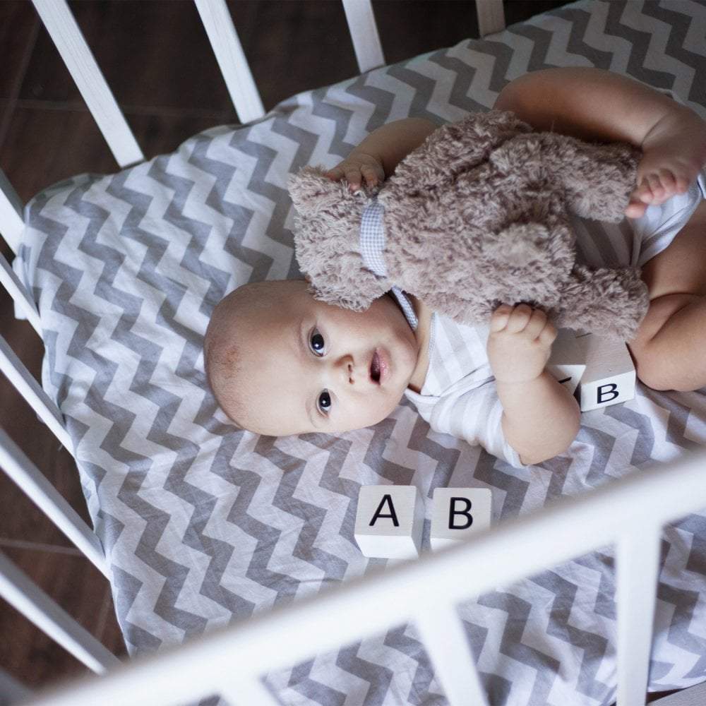 2x Spacesaver Cot Fitted Sheet 100% Cotton 100x52cm - Glamorous Boutique