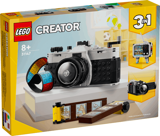 Lego Creator 3 in 1 31147 Retro Camera Buildable Toy for Ages 8 and Up - Glamorous Boutique