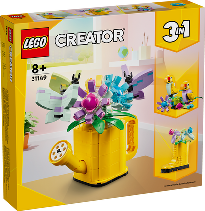 Lego Creator 3 in 1 31149 Flowers in Watering Can for Ages 8 and Up - Glamorous Boutique