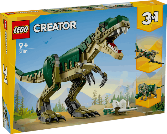 Lego Creator 3 in 1 31151 T. Rex Rebuildable Playset for Ages 9 and Up - Glamorous Boutique