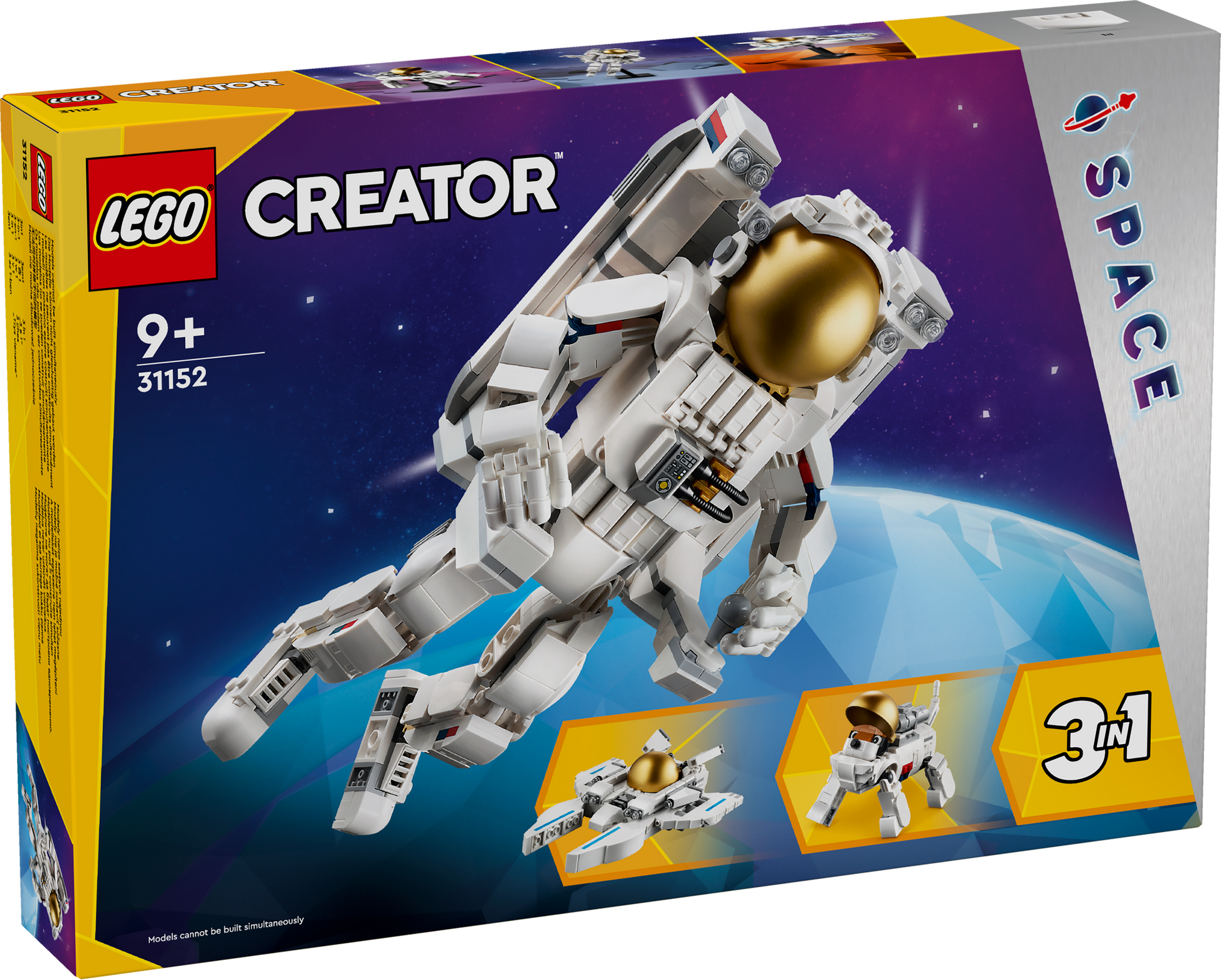 Lego Creator 3 in 1 31152 Space Astronaut Playset for Ages 9 and Up - Glamorous Boutique