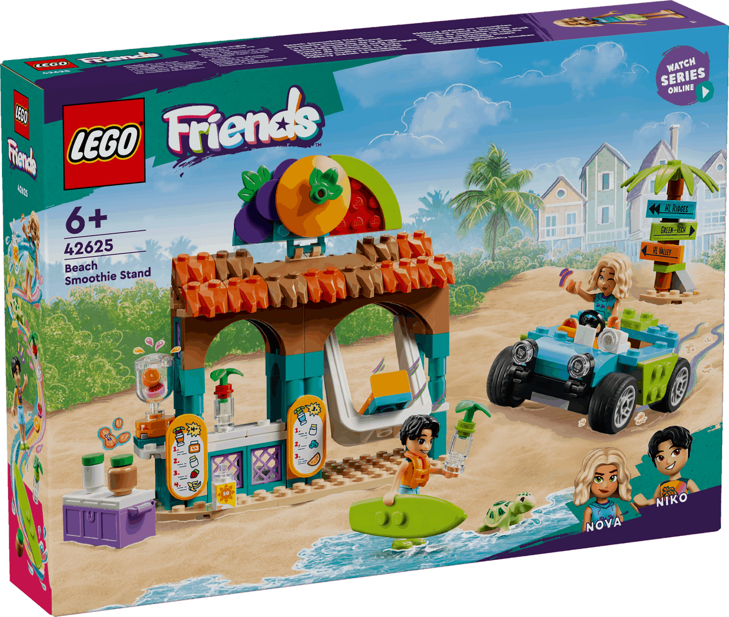 Lego Friends 42625 Beach Smoothie Stand Toy Playset for Ages 6 and Up - Glamorous Boutique