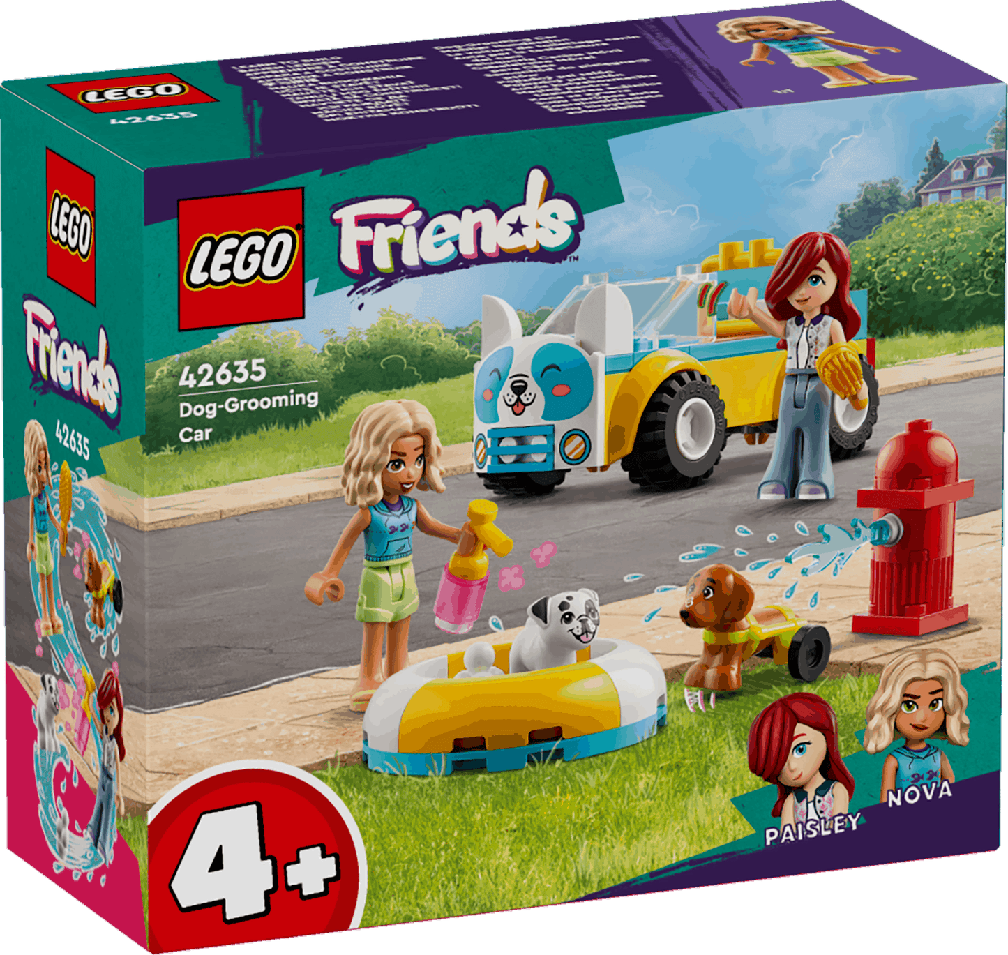 Lego Friends 42635 Dog-Grooming Car Buildable Playset for Ages 4 & Up - Glamorous Boutique