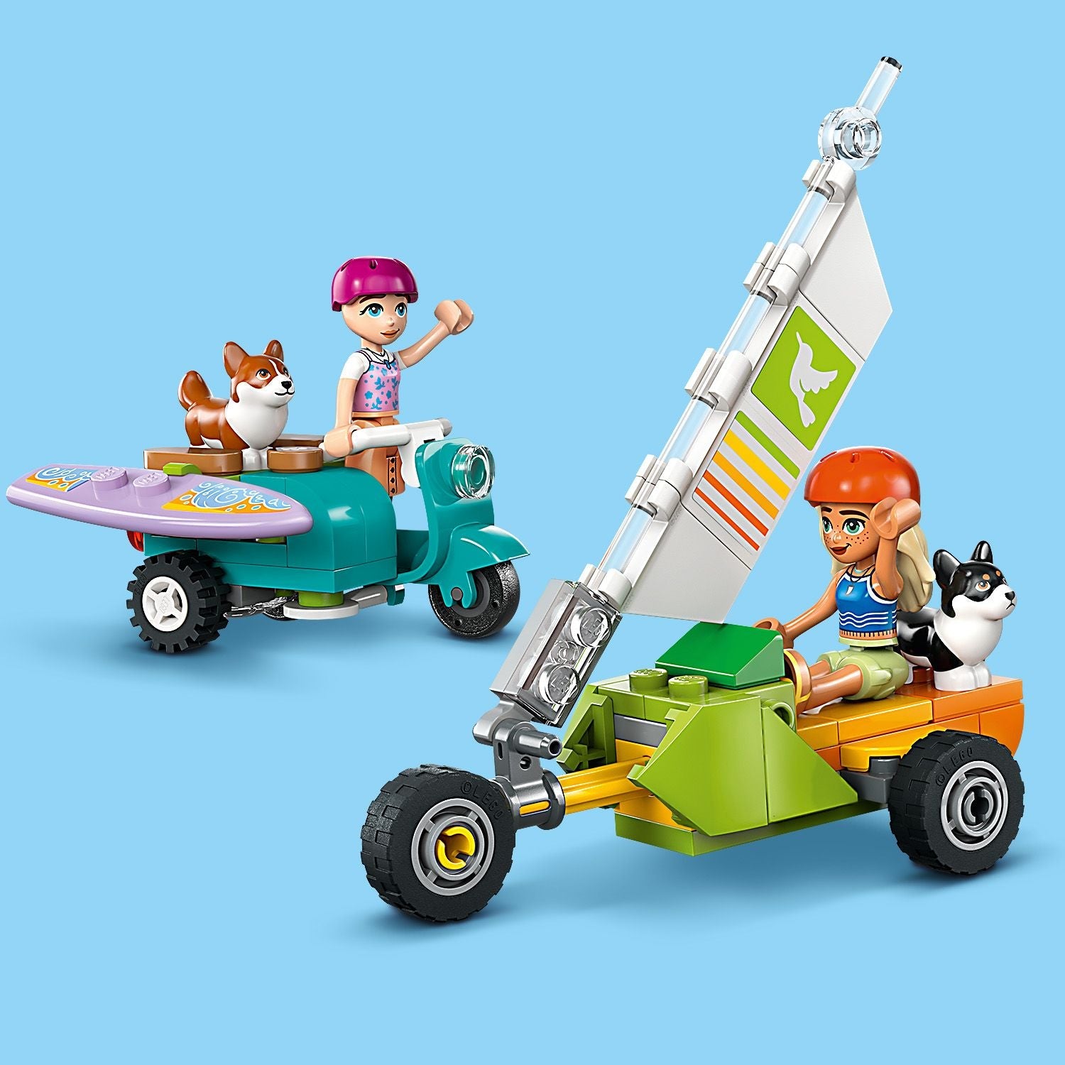 Lego Friends 42641 Surfing Dogs & Scooter Adventure Playset for Age 6+ - Glamorous Boutique