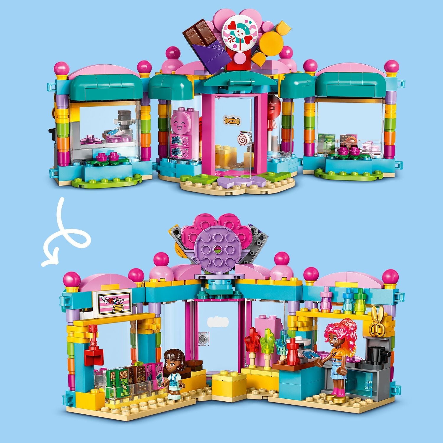 Lego Friends 42649 Heartlake City Candy Store Playset for Ages 6 & Up - Glamorous Boutique