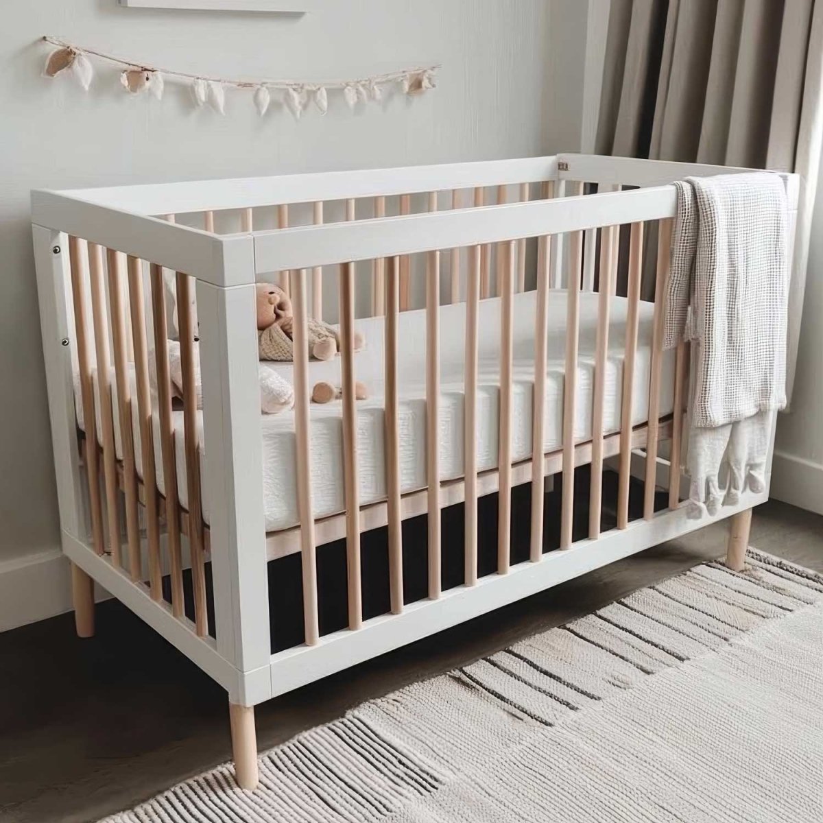 Cot Bed Jersey Fitted Sheets 100% Cotton 140x70cm - Pack Of 4 - Glamorous Boutique