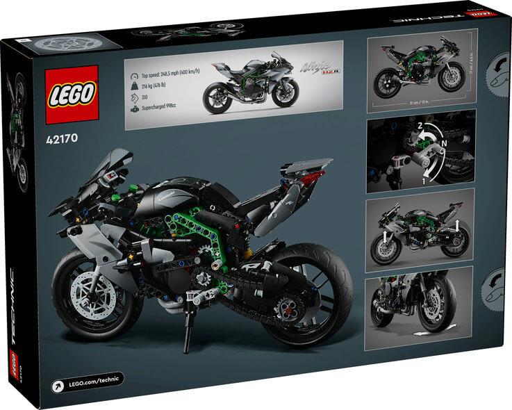 Lego Technic 42170 Kawasaki Ninja H2R Motorcycle Kit for Ages 10 & Up - Glamorous Boutique